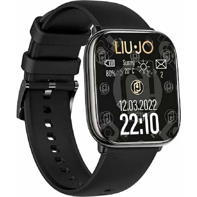 Womens Smartwatch Liu Jo Luxury Voice Rainbow Swlj152 Silicone Black