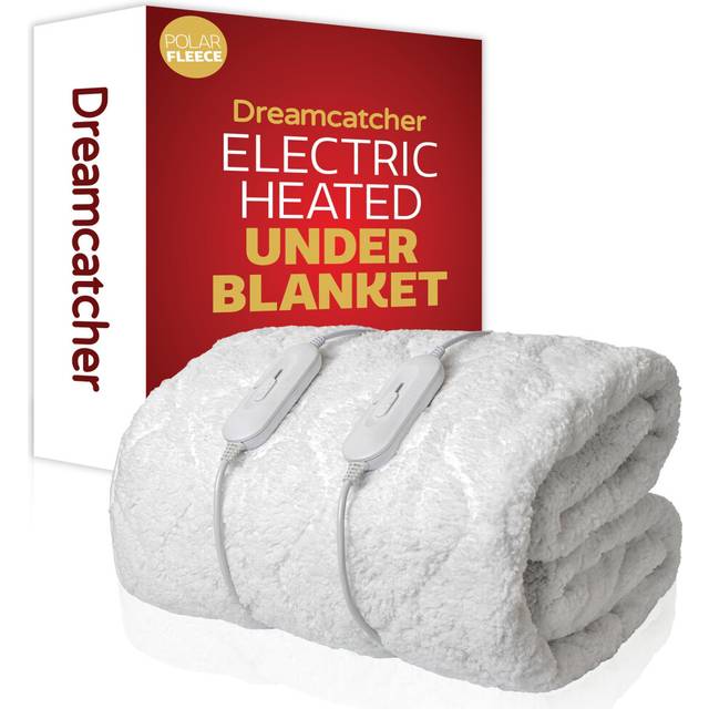 Dreamcatcher Super King Size Bed Fitted Fleece Electric Blanket Dual Control
