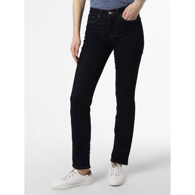 Levi's for woman. 19631-0001 Jean Straight Moulder 314 navy (30/34), Casual, Cotton, Denim