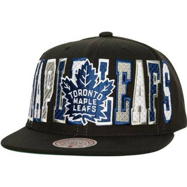 Mitchell & Ness - NHL Svart snapback Keps - Toronto Maple Leafs Varsity Bust Black Snapback @ Hatstore