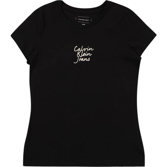 Slim Logo T-shirt - Black - 12 years (152 cm)