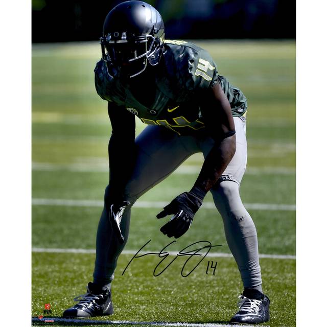 Ifo Ekpre-Olomu Oregon Ducks Autographed 16'' x 20'' Green Stance Photograph