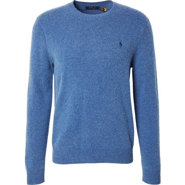 Pull en laine et coton - Bleu - XL