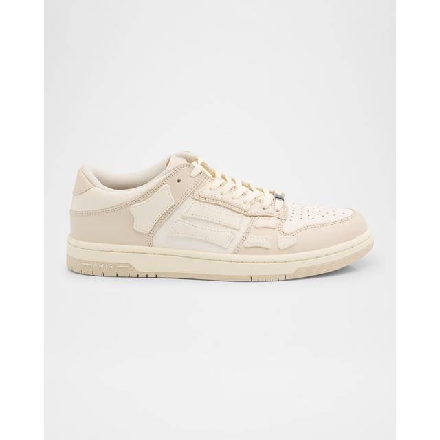 AMIRI White & Beige Skel-Top Low Sneakers - Alabaster - IT 40