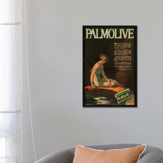 1919 Palmolive Soap Magazine Advert - Black Framed (66.04 cm H x 45.72 cm W)