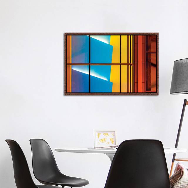 Marquee At Block 37 - Classic Wood Floater Framed (66.04cm H x 101.6cm W)