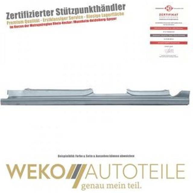 DIEDERICHS Tröskel 9445141 Ekonomiplåt Vänster VOLKSWAGEN: Polo V Hatchback