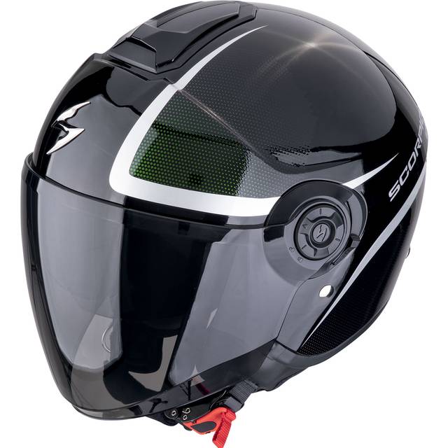 Scorpion EXO-City II Intercity, open face helmet , color: White/Black , size: L