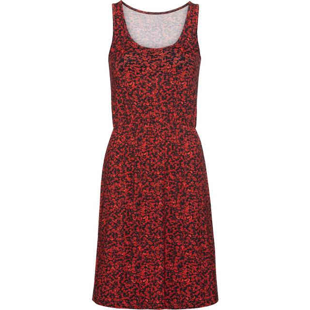Laura Scott Round Neck Summer-Dress - Red