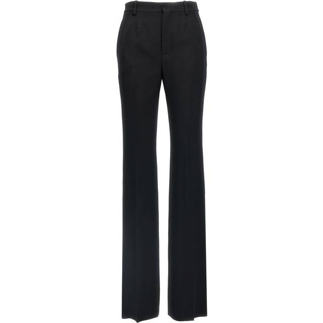 Saint Laurent-Tuxedo Pantaloni Nero-Donna - 38FR