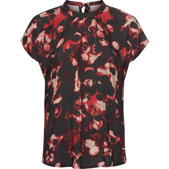 Laura Scott Short Sleeve Blouse - Black