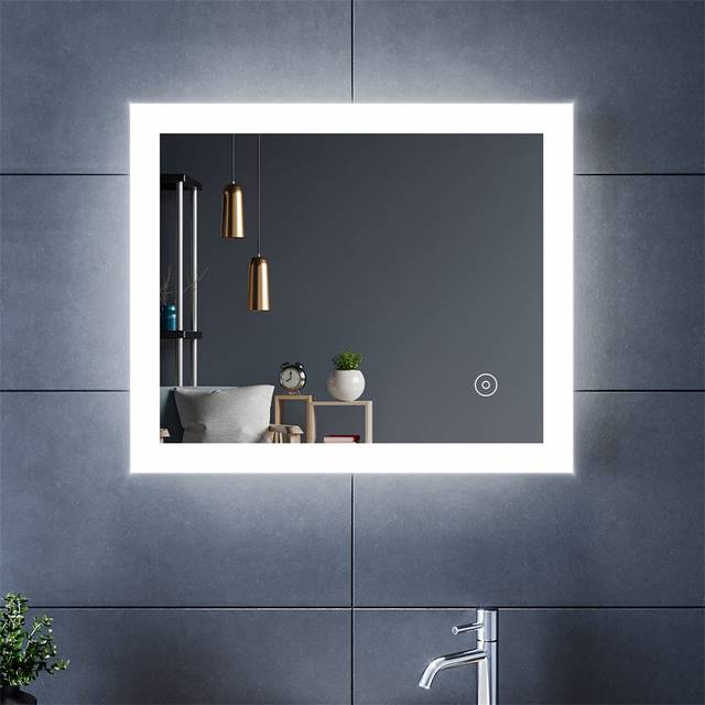 Dariyah Rectangle Mirror - Silver