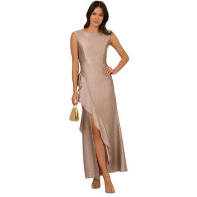 Adrianna Papell Shimmer Jacquard Dress