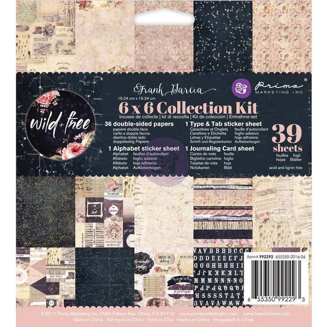 "Prima Marketing Collection Kit 6""X6""-Frank Garcia Wild & Free"