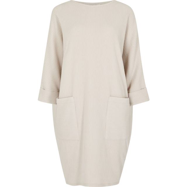 Apricot Women's Stone Ribbed Shift Dress New Look - UK 12
