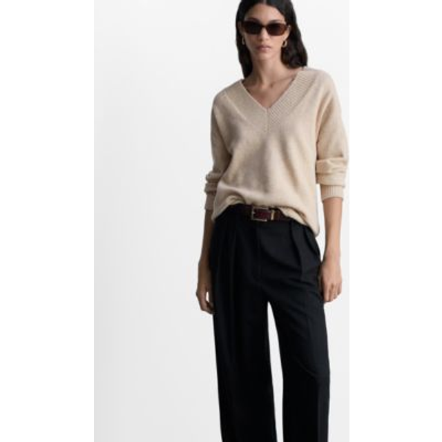 Mango Donatelo Oversized V-Neck Jumper