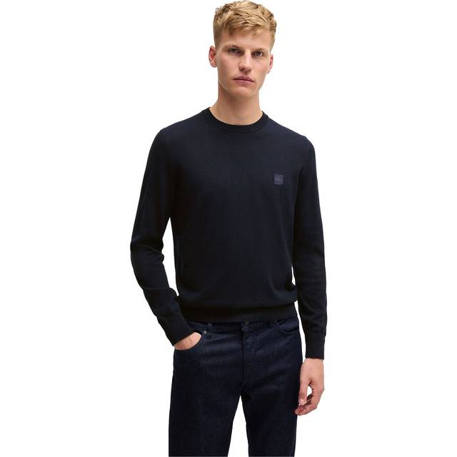 BOSS Kanovano S Knitwear in Black | BOSS | Norton Barrie - M