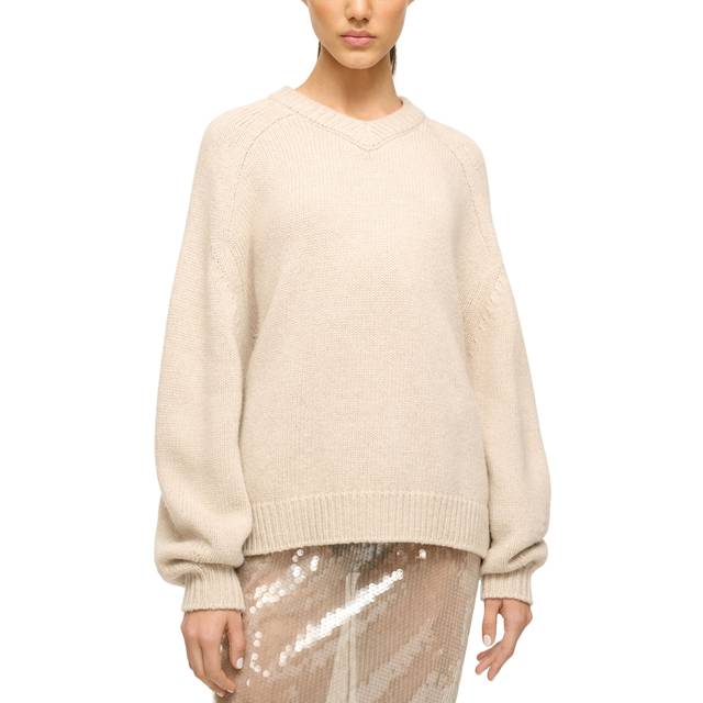 Wilson Wool-Blend Sweater - OATMEAL - X-Small