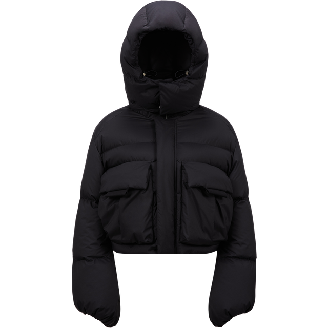 Moncler, Jacka, Dam, M, Polyester, Moncler x Willow Smith Jayel Kort Dunjacka - black (M)