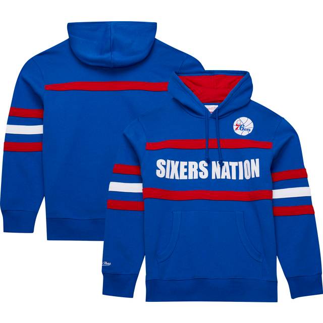 Philadelphia 76ers NBA Head Coach Hoodie By Mitchell & Ness - Mens