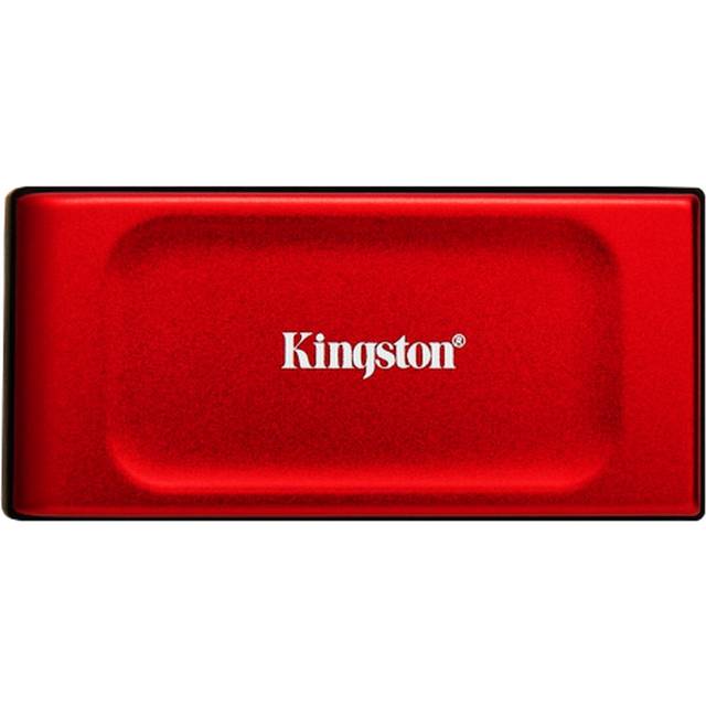 Kingston XS1000 2TB Extern SSD USB 3.2 Gen 2 Bärbar Solid State-Drive Röd – SXS1000R/2000G