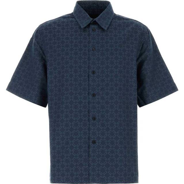 Grey/blue Glossy Monogram 72 Denim Shirt