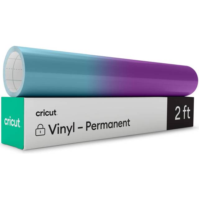 Cricut™ Cold|Activated | Colour|Changing Vinyl | Permanent | Turquoise | Purple - Turquoise - Purple