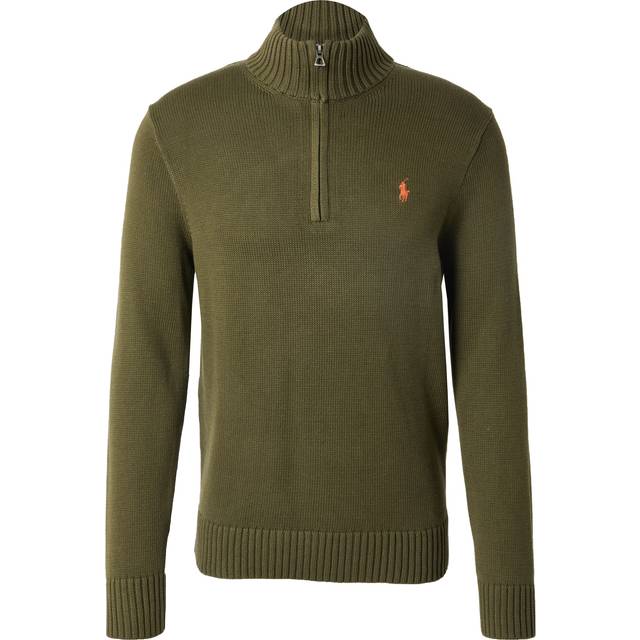 Ralph Lauren Half Zip Knit Jumper Green