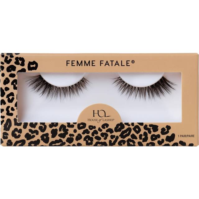 House of Lashes Femme Fatale Weightless and Flexible False Lashes  3D Faux Mink Eyelash Extensions  Natural and Full Lash Line  Sultry Cat Eye Effect