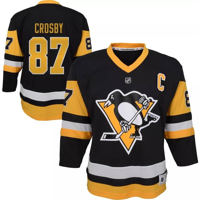 Youth Sidney Crosby Black Pittsburgh Penguins Premier Player Jersey