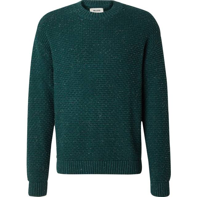 Boxy Cable-Knit Crew Sweater