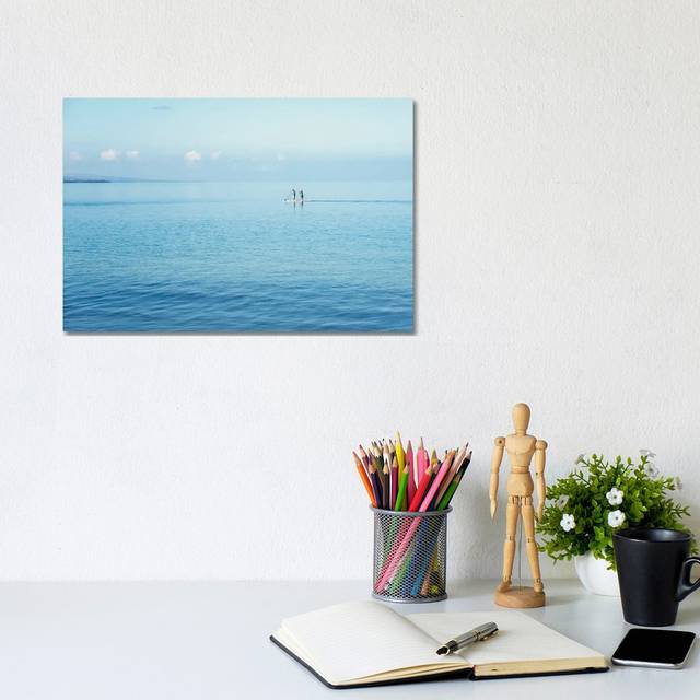 Surfboard Paddling - No Frame (20.32 cm H x 30.48 cm W)
