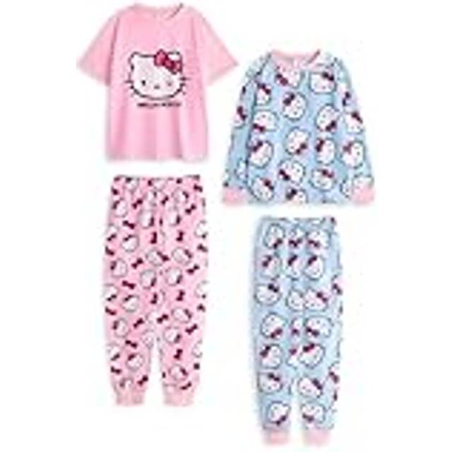 (3-4 Years) Hello Kitty Multi-Pack of 2 Long Leg Pyjama Set (Girls Multicoloured)