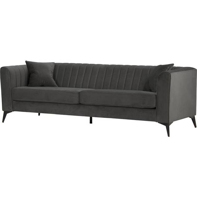 Margo 4 Seater Sofa - Dark Grey (4/74cm H x 231cm W x 86m D)
