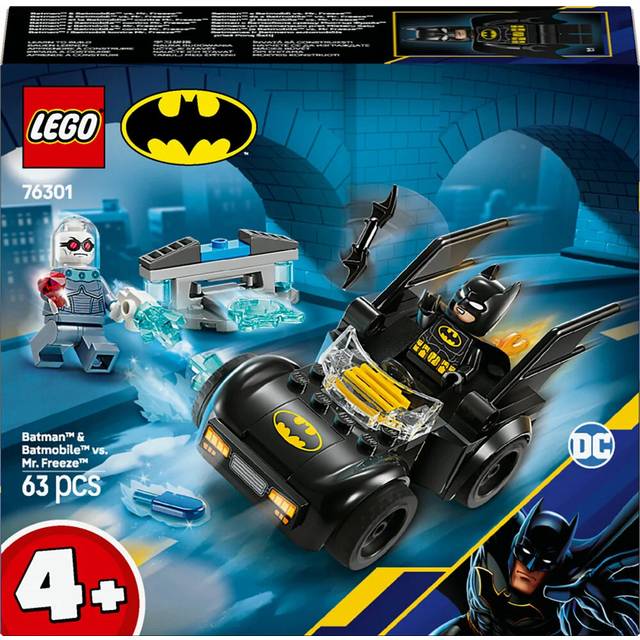 LEGO DC Batman & Batmobile vs. Mr. Freeze Car Toy Set 76301
