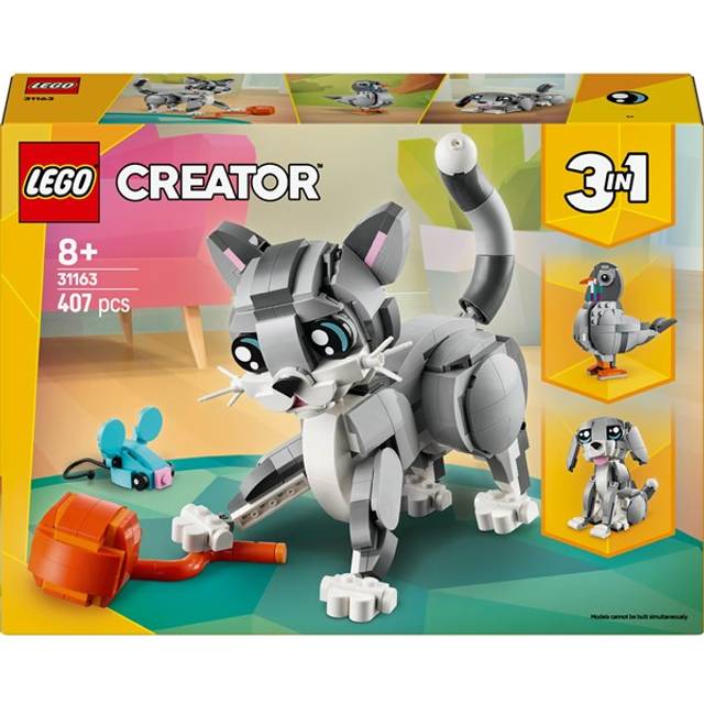 Lego Creator 3In1 Playful Cat Animal Set 31163