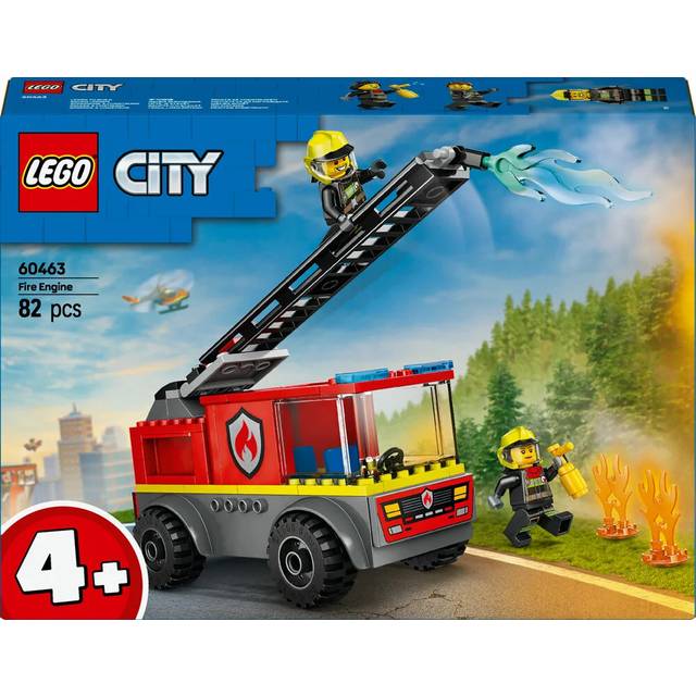 Lego City Fire Engine With Ladder Playset 60463