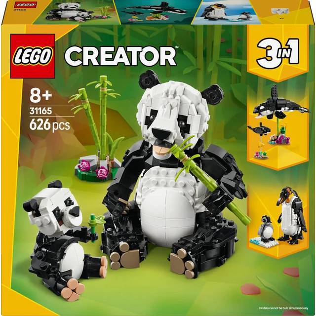 LEGO Creator 3in1 Wild Animals: Panda Family Toy Set 31165