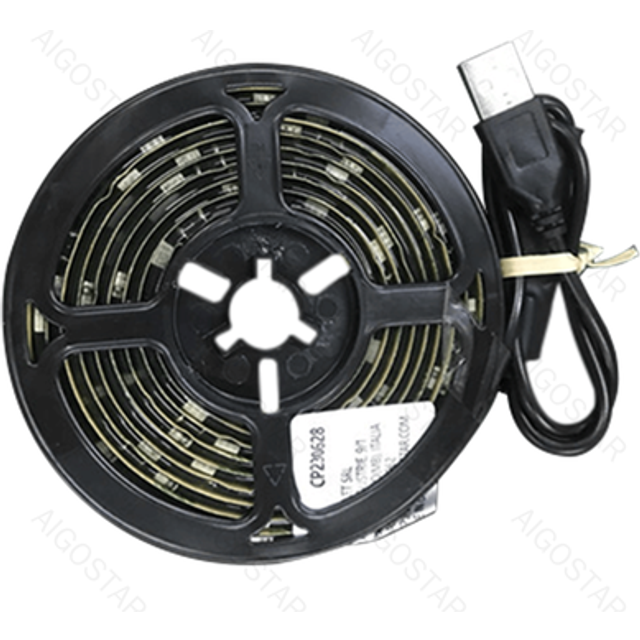 2m USB LED Strip - med fjärrkontroll, RGB, 60 LED
