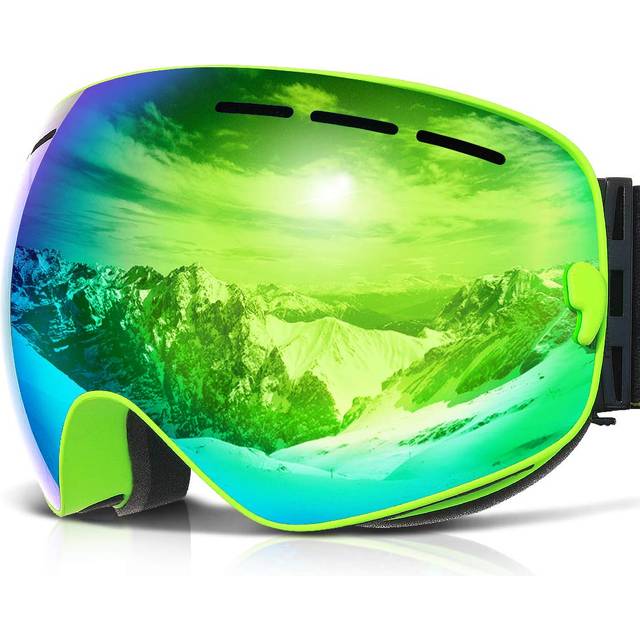 COPOZZ Ski Goggles  G1 OTG Snowboard Snow Goggles for Men Women Youth  Interchangeable Double Layer Anti Fog UV Protection Lens  Polarized Goggles Ava