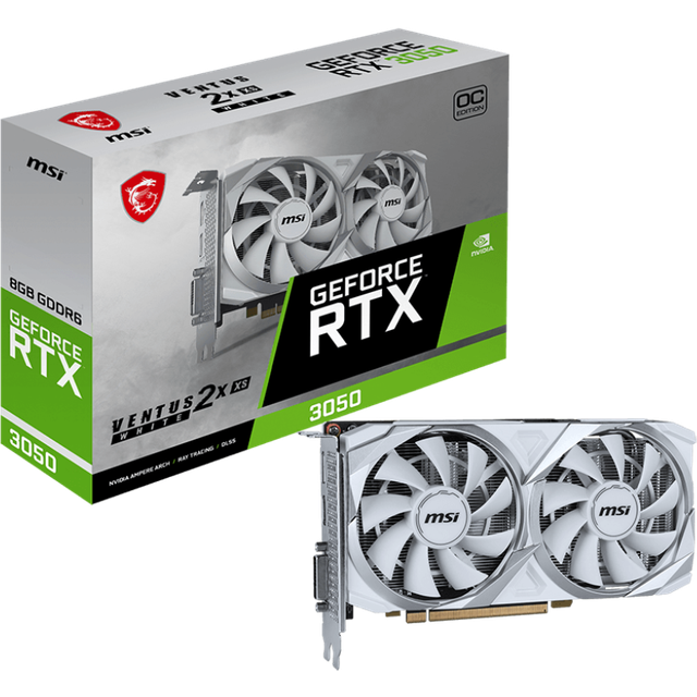 MSI VENTUS RTX 3050 2X XS 8G graphics card NVIDIA GeForce RTX 3050 8 GB GDDR6