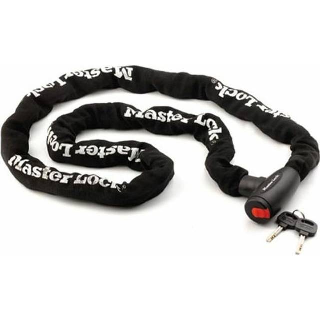 MASTER LOCK Motorcycle Chain Lock [Key] [Different Sizes] - Ideal for Motorcycle