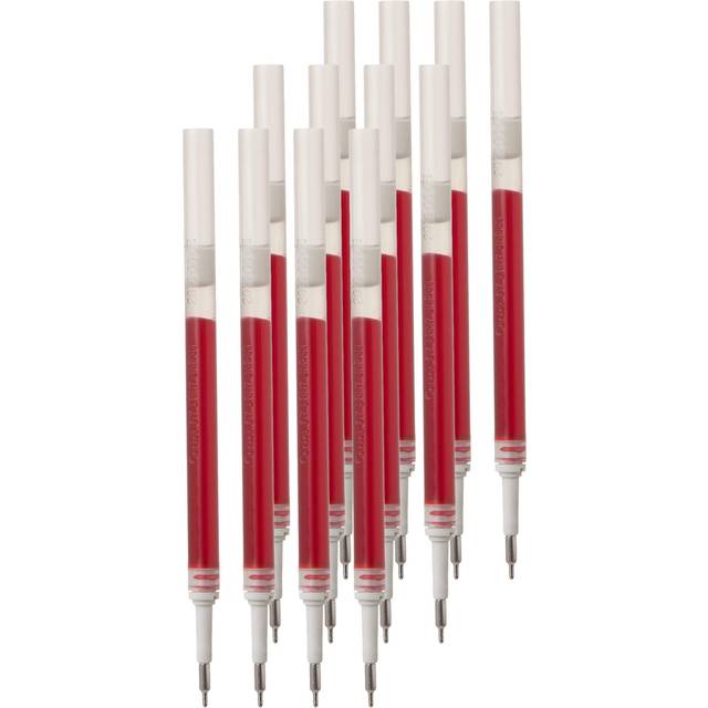 Pentel Refill Ink for EnerGel 0.7mm Needle Tip Liquid Gel Pen  Pack of 12  Red Ink (LRN7-B-12)