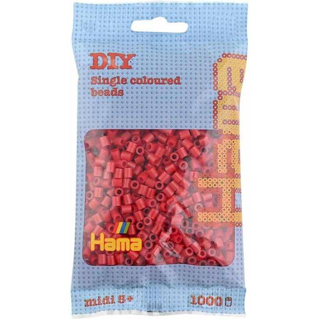 Midi Beads 1000 pcs Dark red