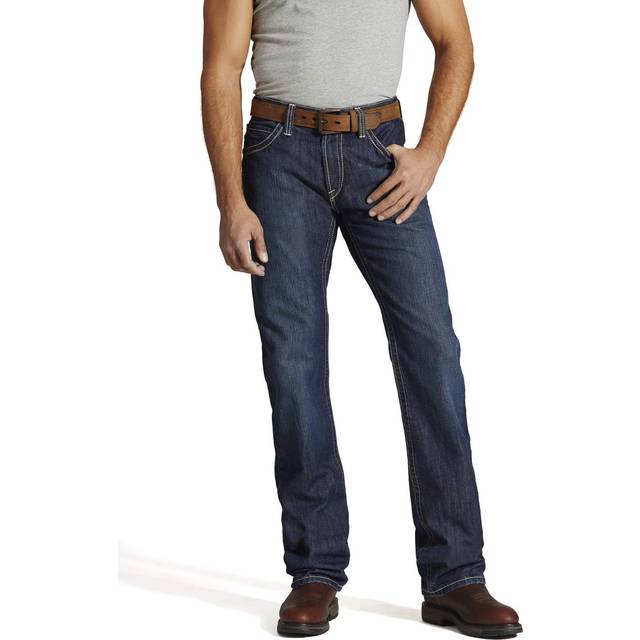 Ariat Male FR M4 Relaxed Boundary Boot Cut Jean Shale 44W x 34L