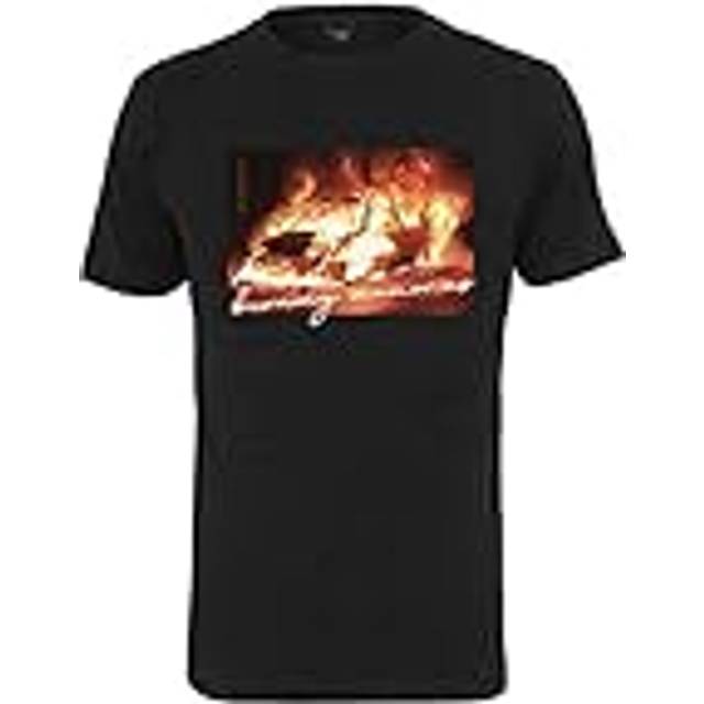 Burning Car T-shirt (black XL)