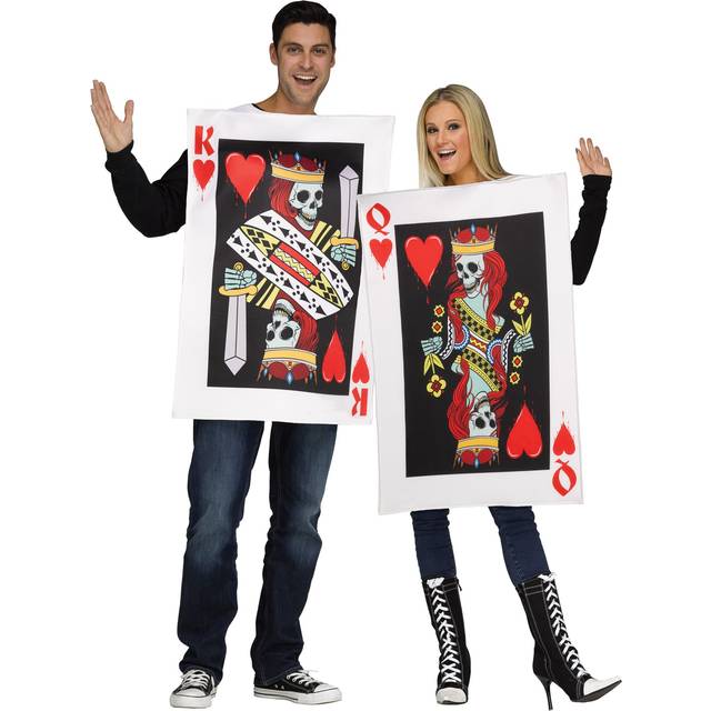 King and queen of hearts couples costume