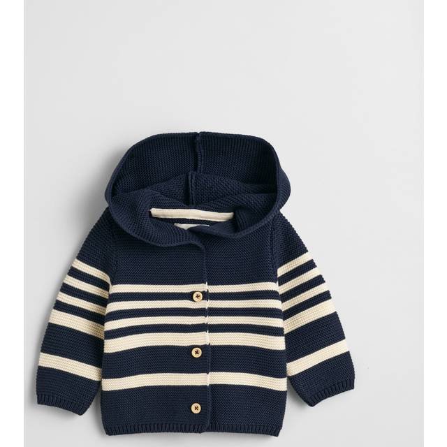 GANT Barn Baby cardigan med marina ränder (68)