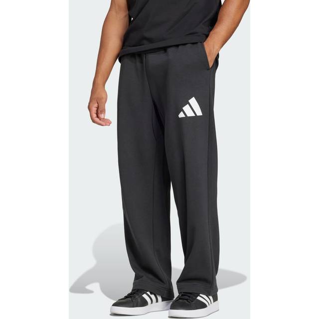 Adidas M Wide Pant Ft Sweatpants Warcla/White - Small