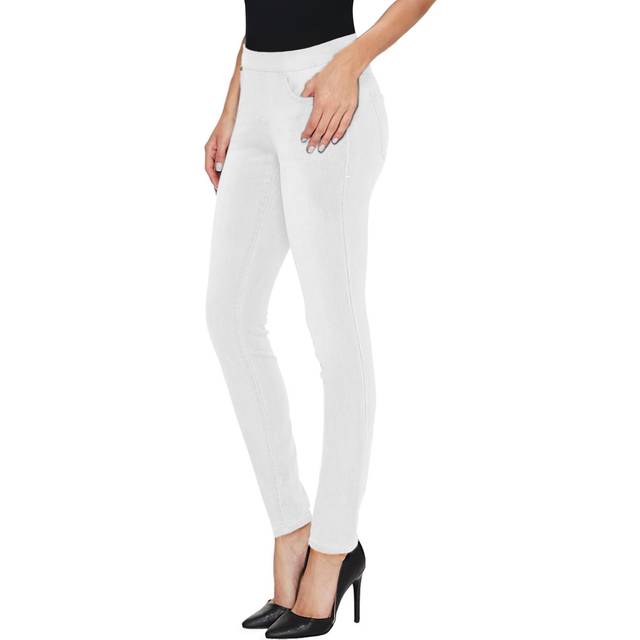 Hybrid & Company Women's Stretchy High Waisted Slim Fit Skinny Leg Pul